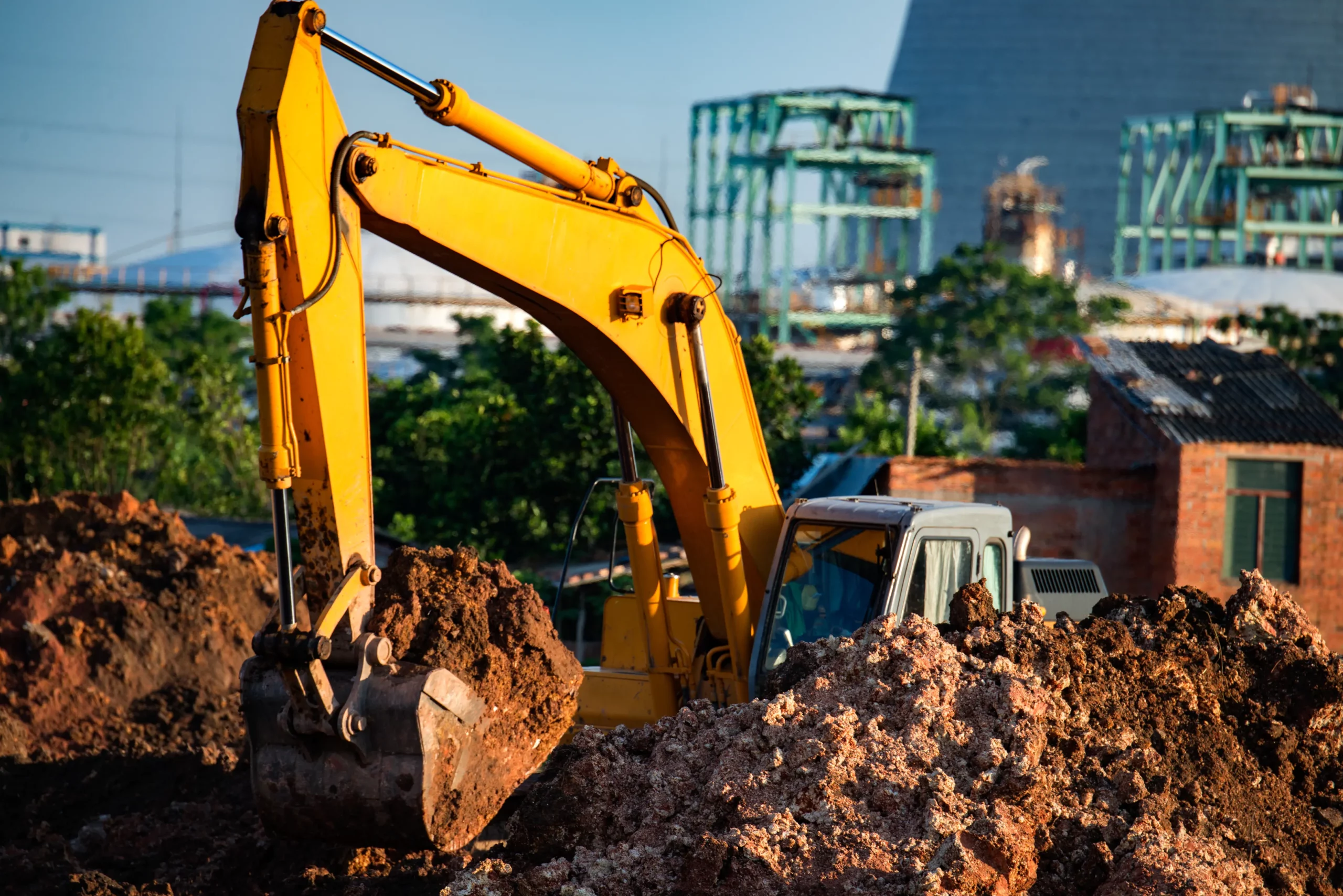 Excavator truck